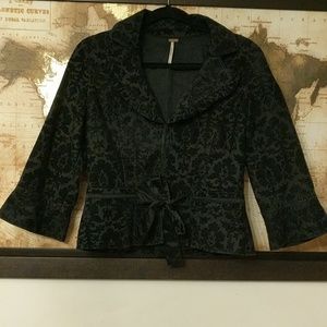 Free people half sleeve blazer